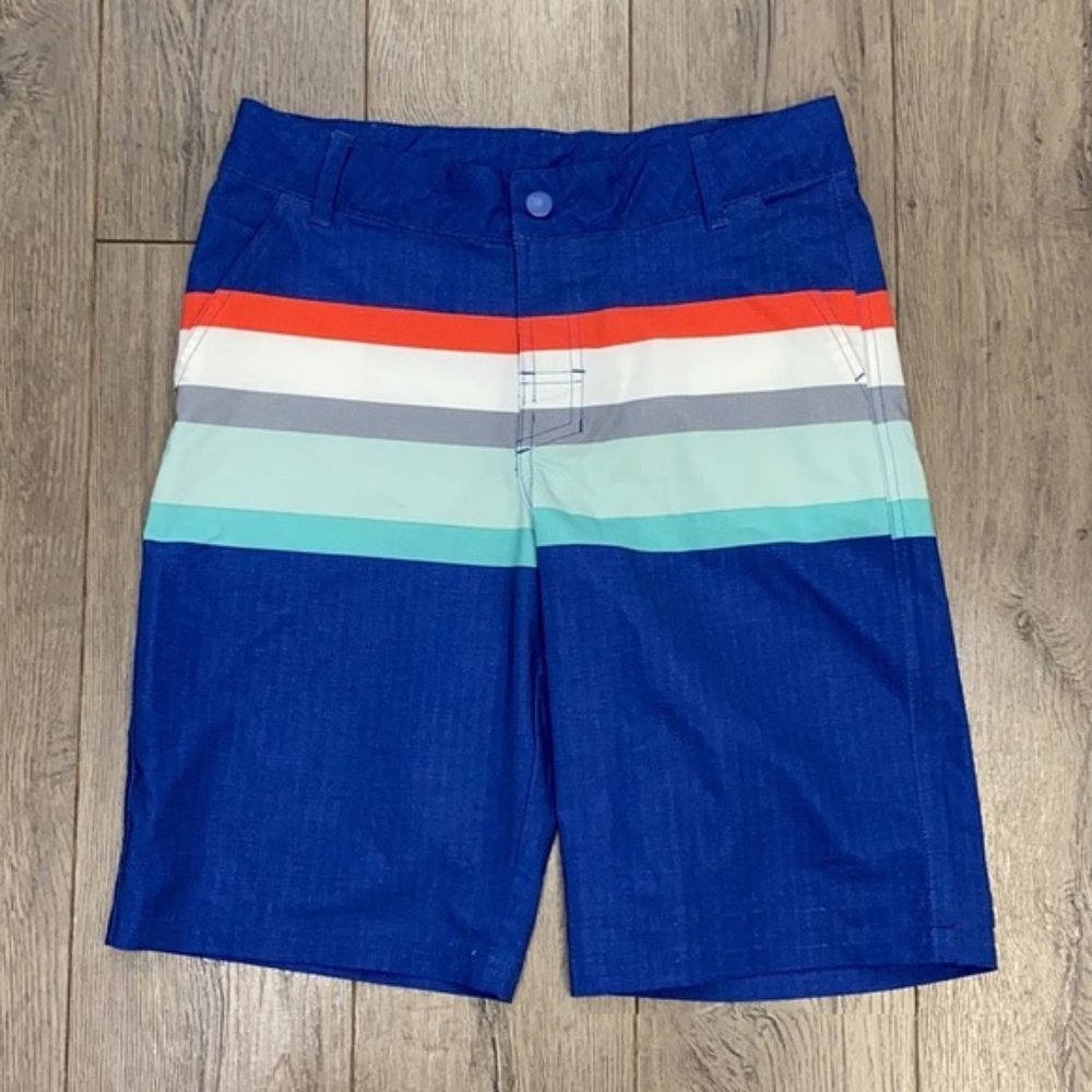 Art Class Boys Colorblock Striped Board Shorts